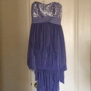 Purple dress with sequins